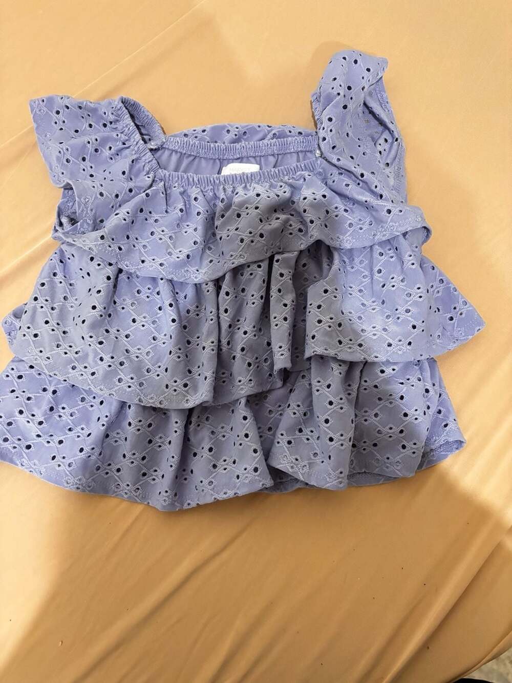Baby & Toddler Smocked Flutter-Sleeve Top